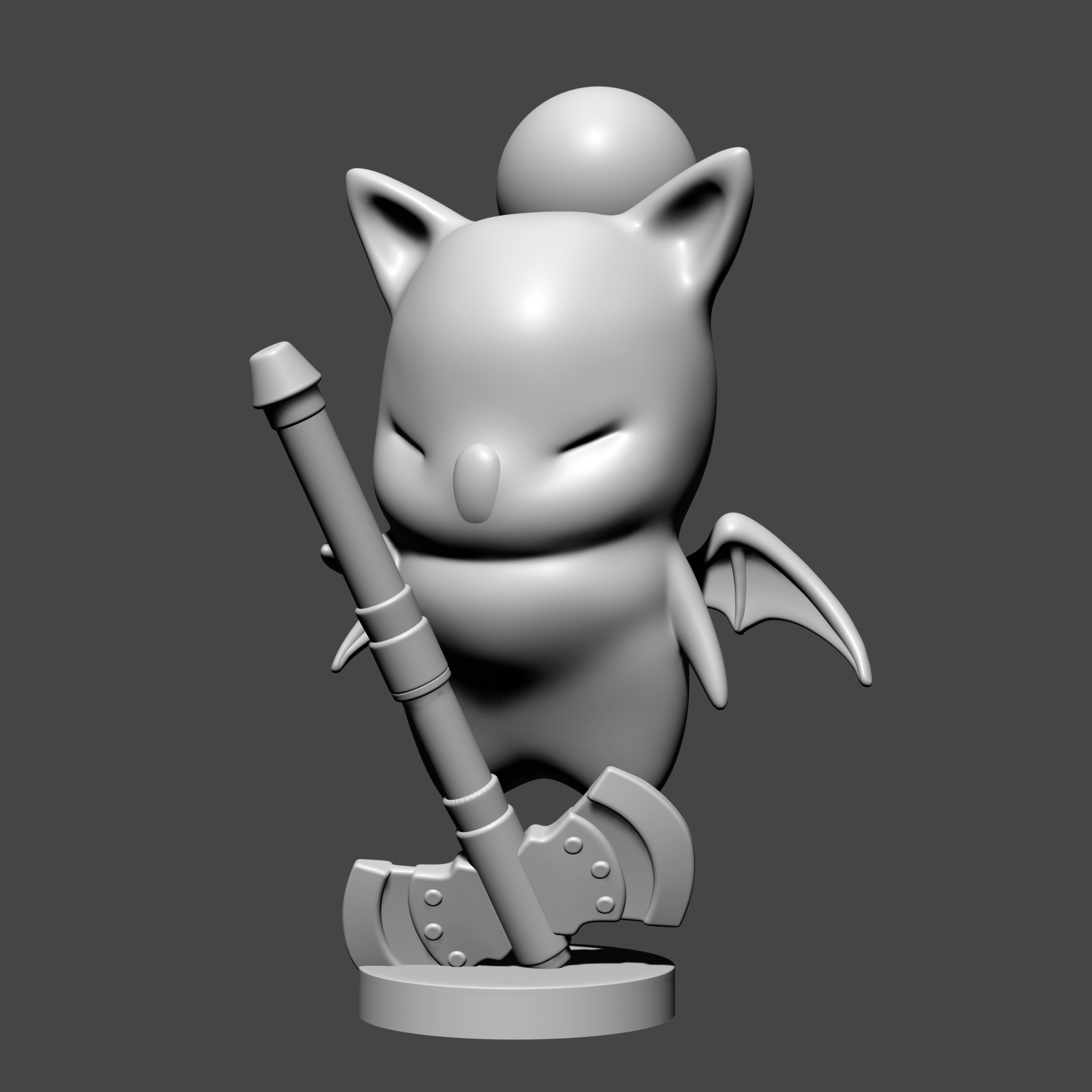 Moogle Warrior Final Fantasy XIV